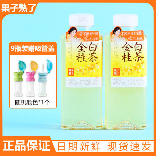 果子熟了金桂白茶无糖饮料450ml