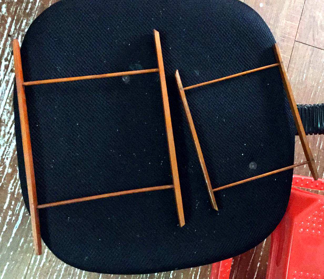 画眉笼 公笼母笼 压纸架 生漆红漆竹支架