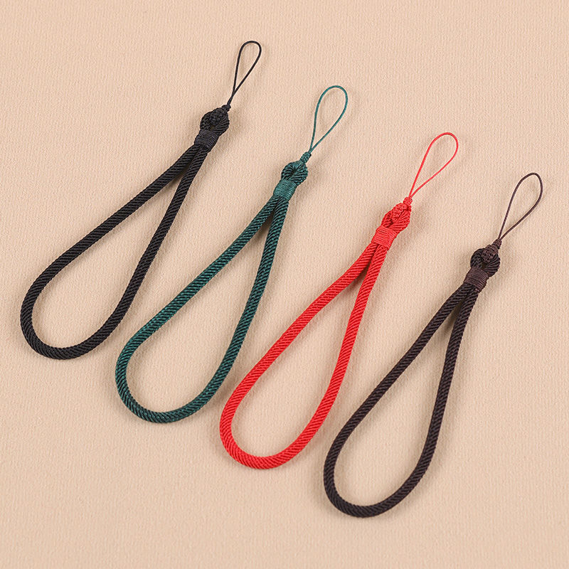 手工原创手机挂绳短款手腕绳加粗手工编织结实手机绳挂件腕带绳子