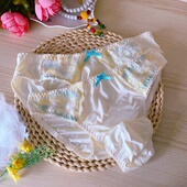 外贸男士 贴身舒适 三角裤 中腰丝滑性感纯欲风花边男内裤 变装