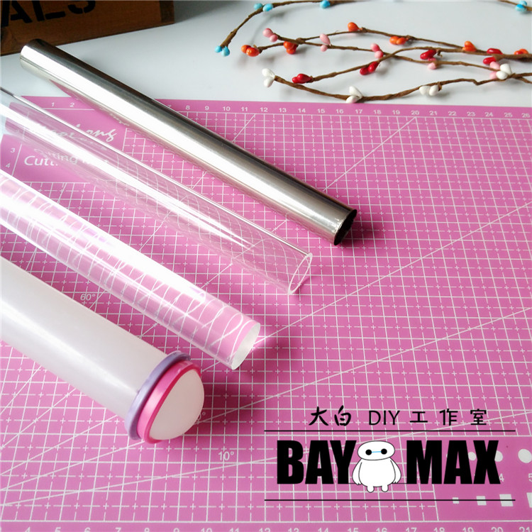 亚克力空心擀面杖自制粘土软陶