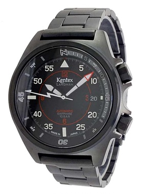日本代购  Kentex多功能自动机械男表S678X-04