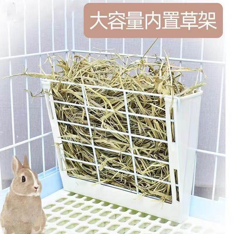 兔子草架内置大容量防扒兔兔喂食器荷兰猪豚鼠龙猫草料架食盒用品