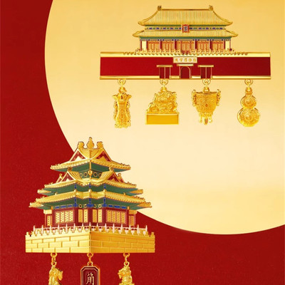 北京故宫神武门角楼建筑立体冰箱贴博物馆文创礼物北京伴手礼