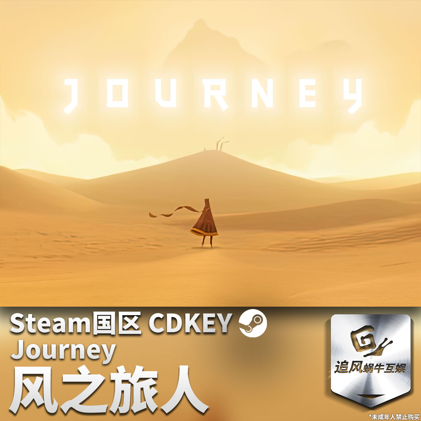 Steam 正版 PC 游戏 风之旅人 Journey 国区激活码 CDKEY