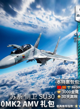 War thunder 战争雷霆 苏系 苏30 MK2 AMV  Su30 侧卫 礼包