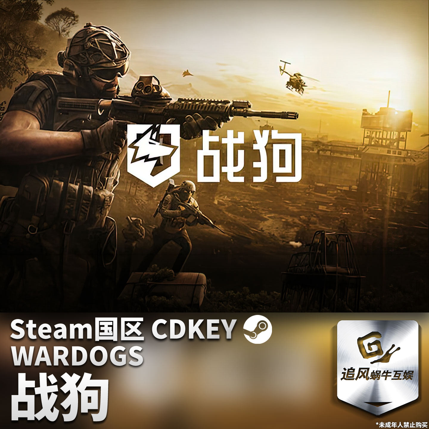 Steam 正版 PC 游戏 战狗 WARDOGS 国区激活码 CDKEY