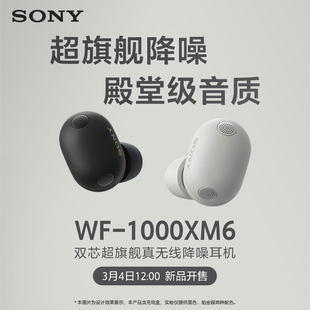 【重磅新品】Sony/索尼WF-1000XM6 双芯超旗舰降噪真无线耳机