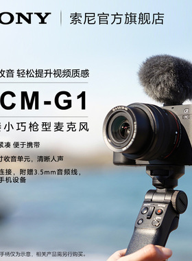 Sony/索尼 ECM-G1 枪型麦克风 大尺寸收音单元 清晰人声收录