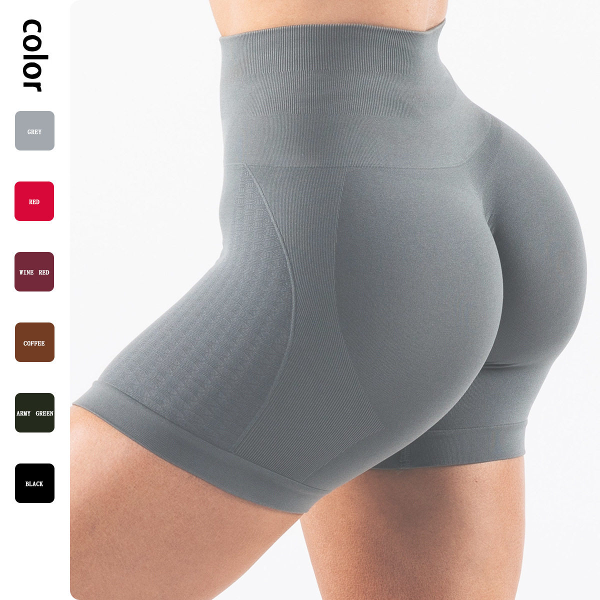 跨境欧美无缝蜜桃提臀运动短裤女健身紧身三分裤夏季阿尔法健身裤,运动服/休闲服装,健身裤,淘宝优惠券,粉丝福利购,淘宝优惠卷