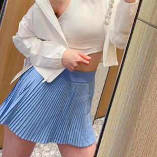 2025新品~ 高品质粉varsity风琴裙百褶裙网球裙短裙子Pleated裙