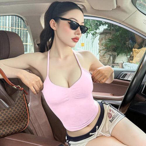 女挂脖性感美背细肩带两件套健身服运动训练跑步速干瑜伽服套装
