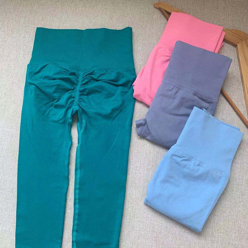 高腰蜜桃提臀健身裤瑜伽服运动裤