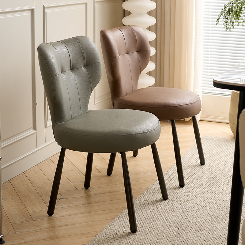 高级感设计师靠背椅2025新款弹簧椅时尚轻奢茶椅凳麻将凳子休闲椅,住宅家具,餐椅,淘宝优惠券,粉丝福利购,淘宝优惠卷