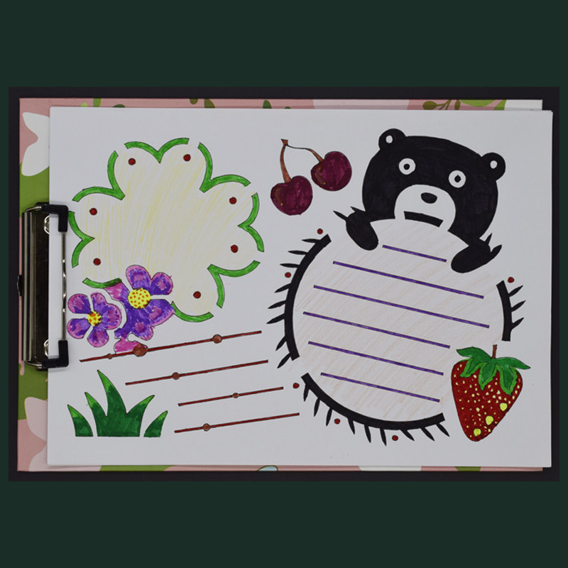 手抄报模板神器半成品套装小学生幼儿园儿童成长手册万能手账a4