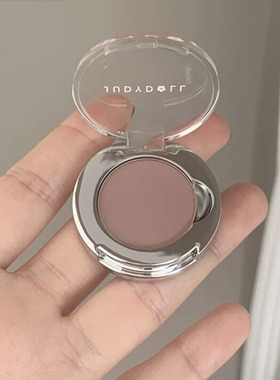 低饱和消z灰粉色!橘朵单色眼影新色m01哑光烟粉色G44爆闪牛郎色女