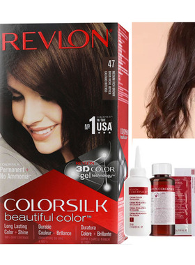 Revlon露华浓丽然染发剂霜焗油遮白发不伤发无刺激女士染发膏