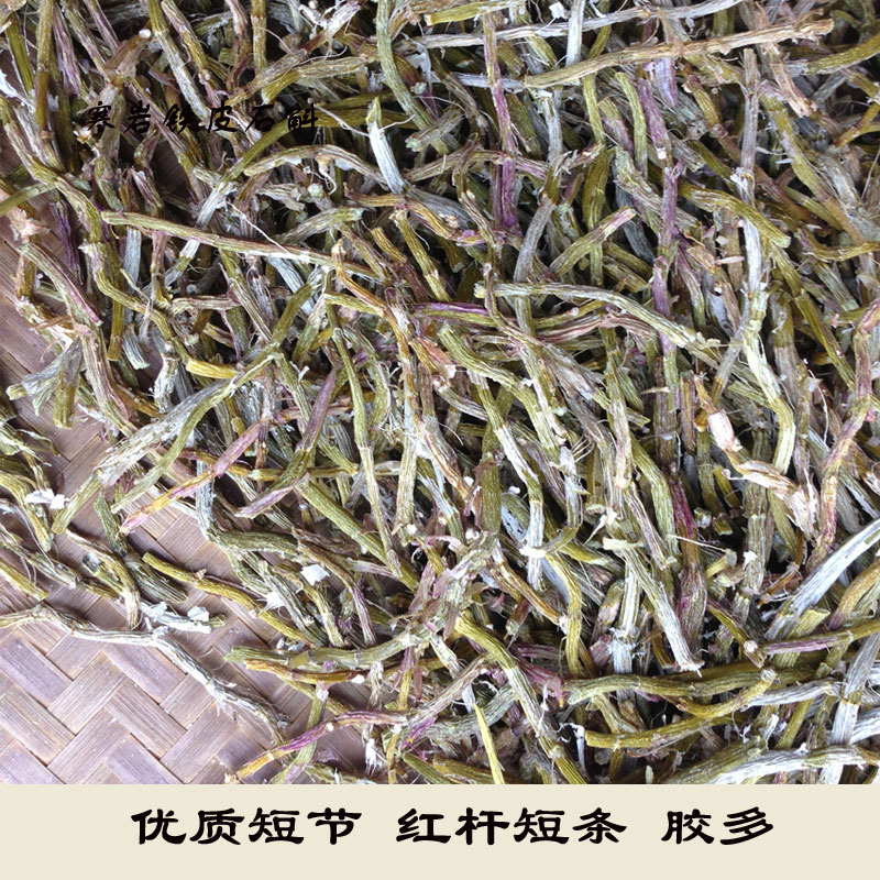 浙江品种铁皮石斛鲜条烤条 寸条的寸金条 断条边角料打粉去衣