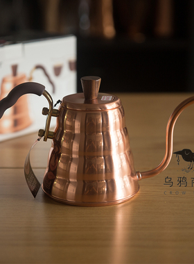 现货日本进口hairo v60发顺丰VKBR-90CP 700ml铜制细长嘴手冲壶