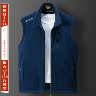 秋冬情侣款 保暖坎肩女 摇粒绒加绒马甲男摇粒春摇粒保暖背心无袖