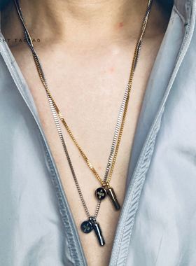 amb朱一龙同款项链胶囊药丸日系