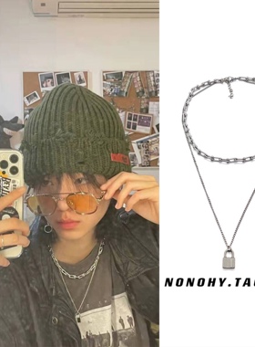 庄达菲同款项链钛钢男女情侣