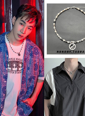 小天使恶魔天然石玛瑙项链