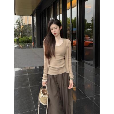 AWMU开衫外套女秋季层次