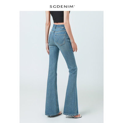 三种裤长/覆古港风高腰微