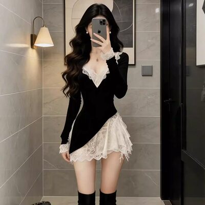 MLYD/定制大尺码法式黑