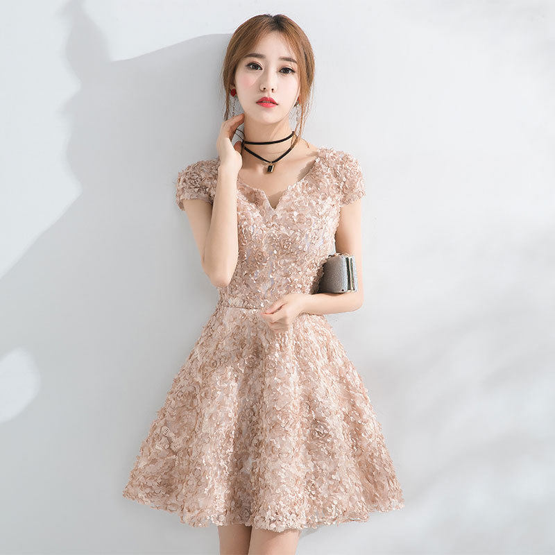 小个子晚礼服2026新款气质宴会生日派对连衣裙法式小礼服平时可穿