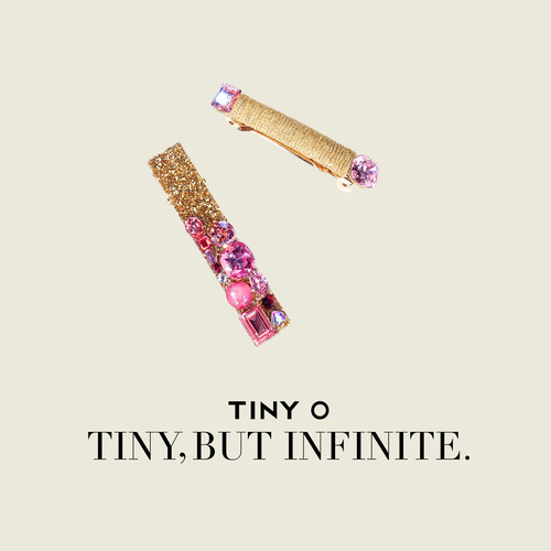 TINY O原创 星芒 进口施家钻璀璨少女发夹时尚边夹碎发夹新品发饰