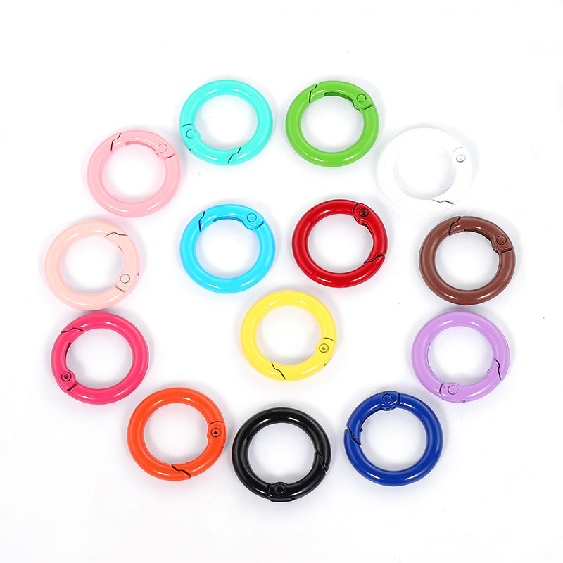 琪琪饰品金属弹簧圈圆环扣