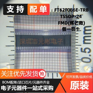 FMD辉芒微 FT62F086E-TRB FT62F086E 封装TSSOP-24 全新单片机MCU