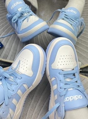 ENTRAP少年感复古篮球风板鞋男女adidas阿迪达斯官方轻运动