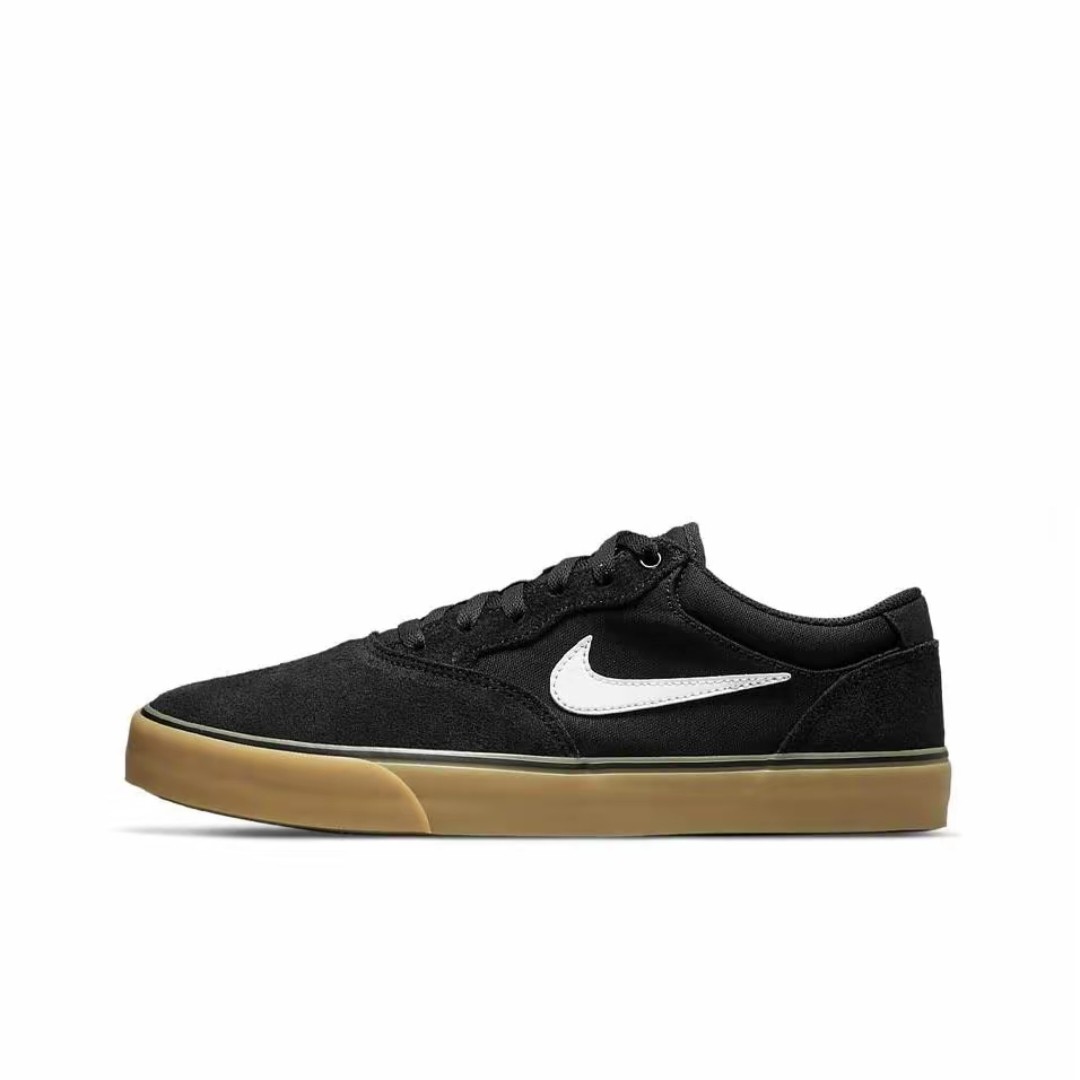 耐克Nike SB Chron 2 2 生胶鞋底 低帮 板鞋 男女同款 黑