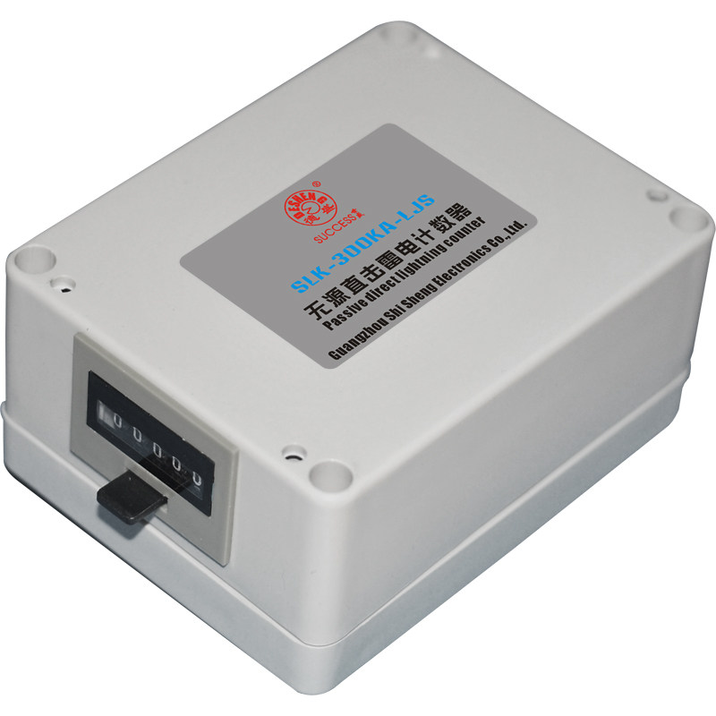 厂无源直驱机械直击雷避雷针接闪器室外防水雷电放电计数器 免接