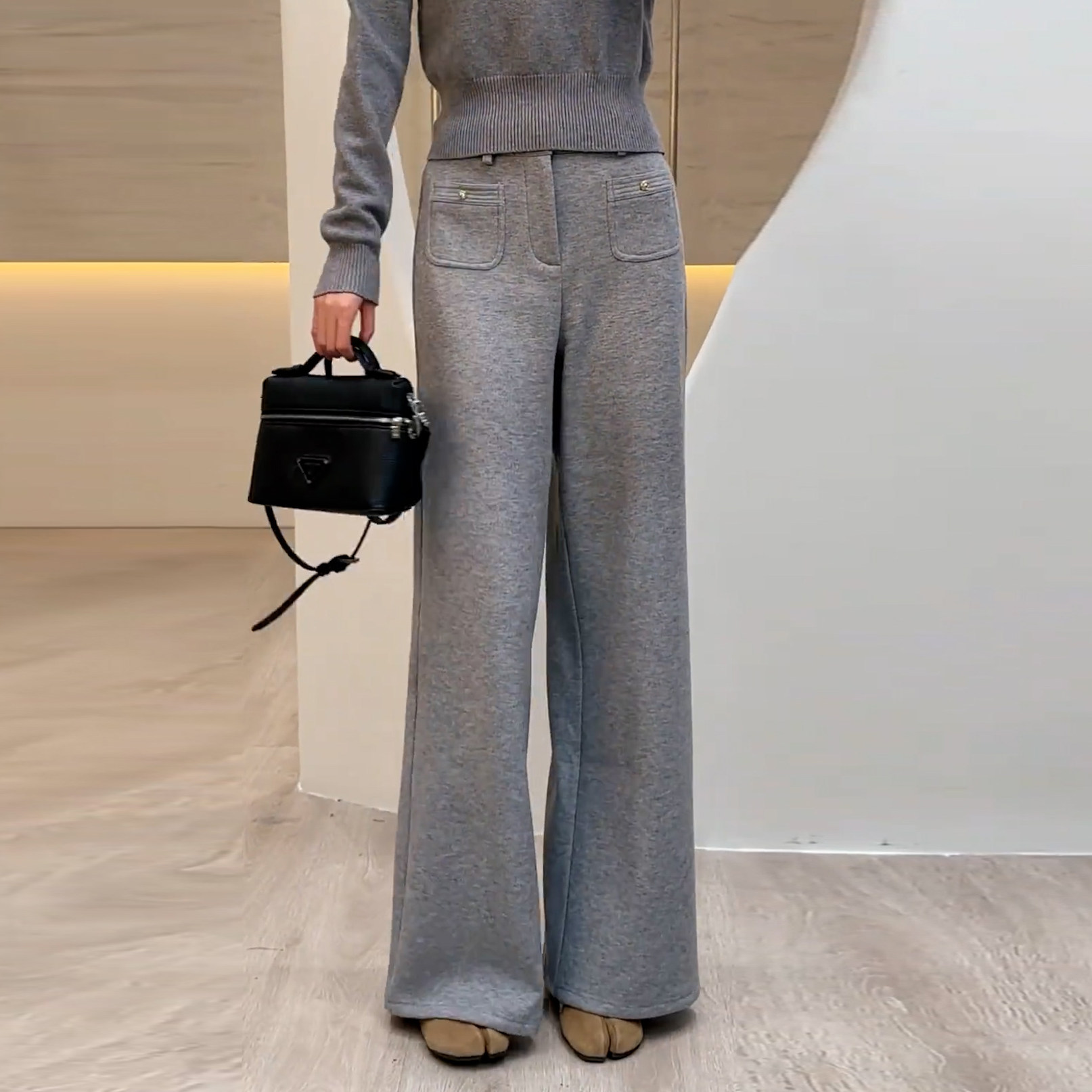 2026春季新款高腰弹力显瘦休闲裤女小个子洋气减龄舒适直筒阔腿裤,女装/女士精品,大码裤装,淘宝优惠券,粉丝福利购,淘宝优惠卷