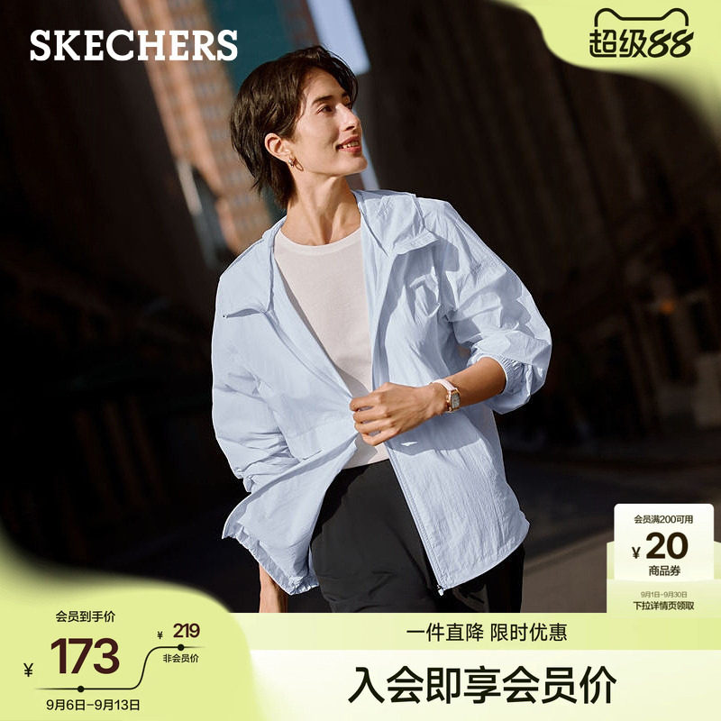 斯凯奇夏季薄款防晒外套男女同款图片