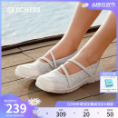 Skechers斯凯奇夏季 玛丽珍女鞋 时尚 浅口蕾丝单鞋 复古百搭平底鞋