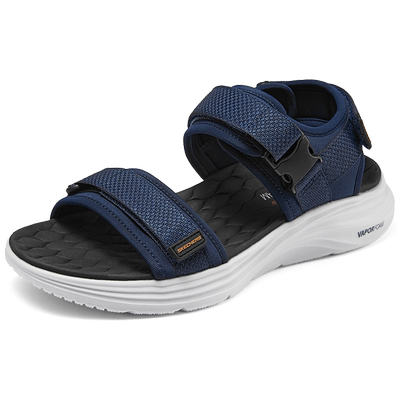 Skechers斯凯奇云迹夏季男鞋舒适休闲凉鞋透气厚底外穿沙滩鞋凉拖