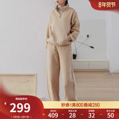 斯凯奇春季 外套灰色半拉链休闲服 卫衣加厚套装 新款 小个子运动爆款