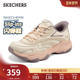 春季 一脚蹬熊猫鞋 款 斯凯奇闪穿鞋 女鞋 老爹鞋 轻质厚底休闲运动鞋