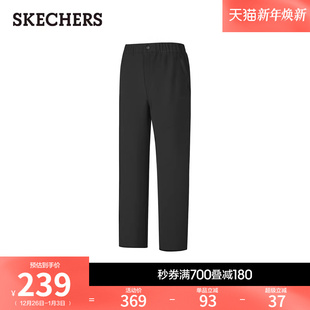 子直筒裤 显瘦弹性舒适裤 女防泼水户外运动休闲裤 斯凯奇2025冬新款