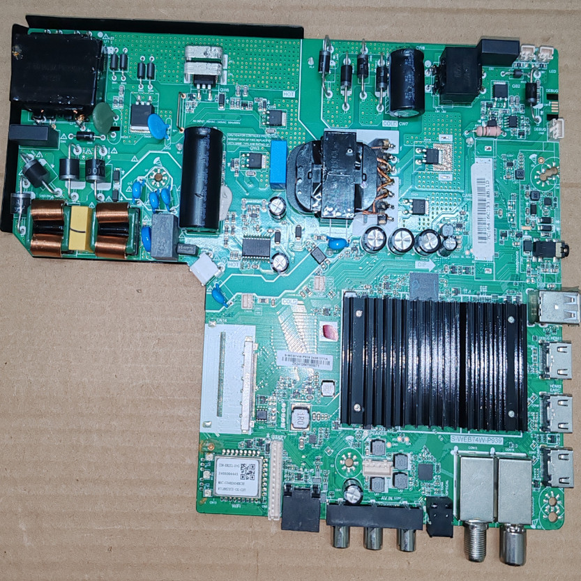 S-WEB74W-P939   1.5G+8G  198--225V  530ma 智能WiFi主板4K电视