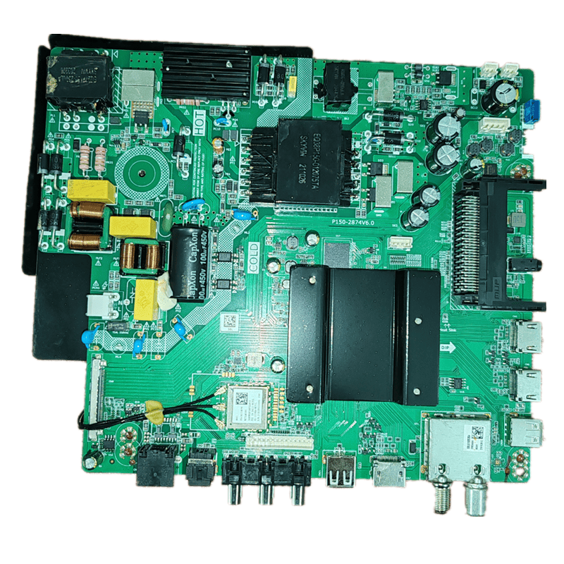 P150-2874V6.0  原装智能WiFi4K电视主板  AKAI  HYUNDAI 主板