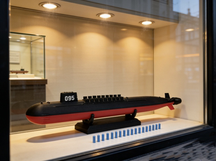 095型攻击核潜艇模型科普教育教学教具道具桌面摆件纪念收藏礼品