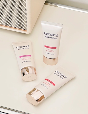 日本DECORTE黛珂防晒隔离CC霜修颜润色提亮肤色保湿素颜霜spf50