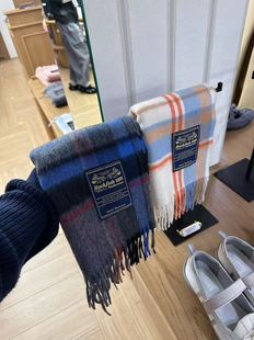 圣诞新年礼物 子围巾围脖 韩国采购rockfish 2025羊毛英伦风格