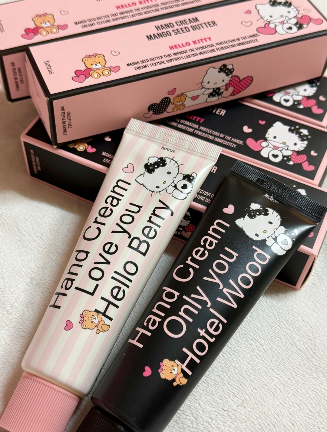 韩国采购 hetras香氛护手霜kitty联名oliveyoung酒店木质权志龙